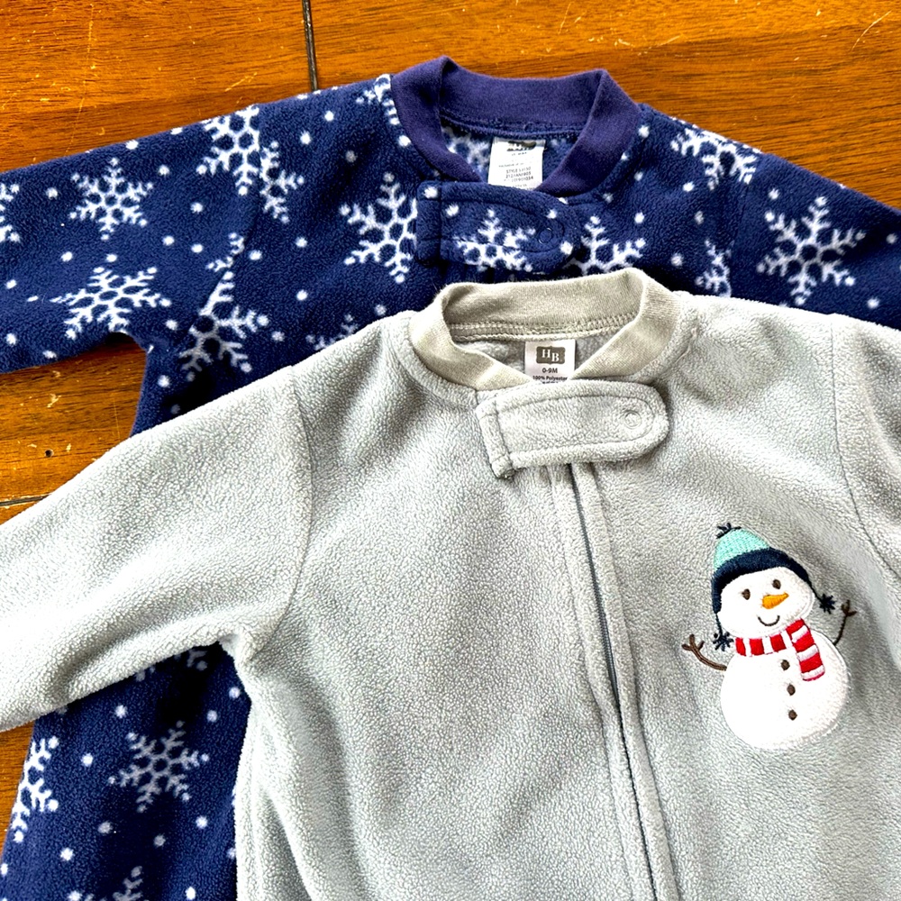 Fleece Sleep Sack Bundle (size 0-9mo)